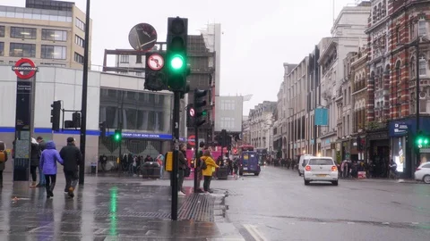 Traffic in London Stock Footage 101981352