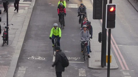 Traffic in London Stock Footage 102014321