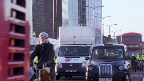 Traffic in London Stock Footage 102030306