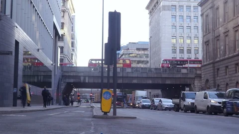 Traffic in London Stock Footage 102032872