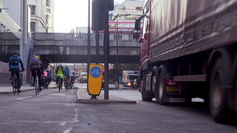 Traffic in London Stock Footage 102033419
