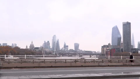 Traffic in London Stock Footage 120608239