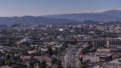 Traffic in Los Angeles, CA Stock Footage 279440909