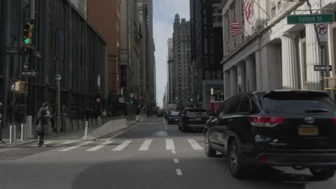 Traffic in Lower Manhattan Stock Footage 271019482