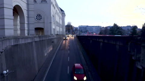 Traffic in Luxembourg Video stock 142719951
