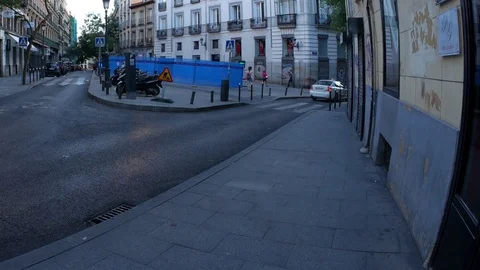 Traffic in Madrid Stock Footage 70124149