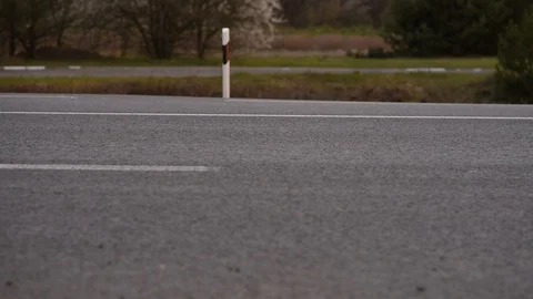 Traffic on the main road Stock Footage 128453155