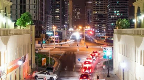 Traffic in Marina Destrict Video stock 12422387