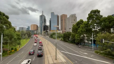 Traffic in Melbourne Video stock 179969769