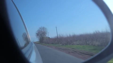 Traffic with mirror 2 Video stock 323003548