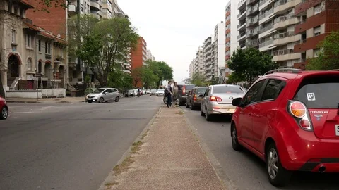 Traffic in Montevideo Video stock 72903648