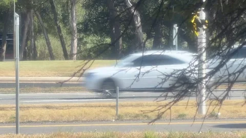 Traffic on Mopac loop 1 in Austin, Tx 9/12/2026 스톡 동영상 345279111