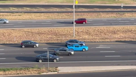 Traffic on Mopac loop 1 in Austin, Tx 9/24/2026 스톡 동영상 346264058