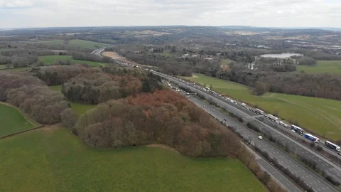 Traffic on  motorway Stock-Footage 87848094