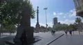 Traffic near Columbus Monument in Barcelona 4k or 4k+ Resolution