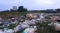 traffic near dump trash by the road HD 동영상