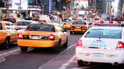 Traffic in New York Stock Footage 26054898