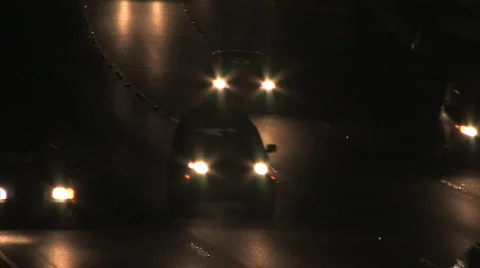 Traffic night 1 Video stock 418134