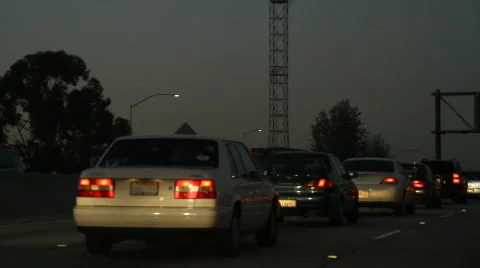 Traffic Night 1 Video stock 762357