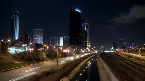 Traffic At Night 2 Video stock 417846