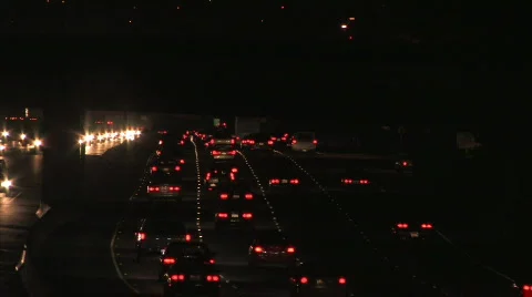 Traffic night 3 Stock Footage 417823