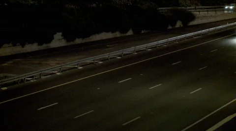 Traffic At Night 6 Stock Footage 418105