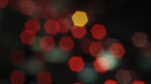 Traffic at night. Defocused. Видео 8868904