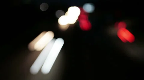 Traffic at night Видео 34918276