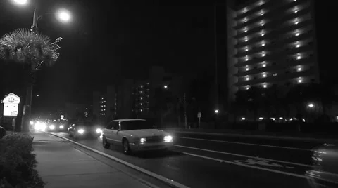 Traffic at night Vídeos de archivo 45527865