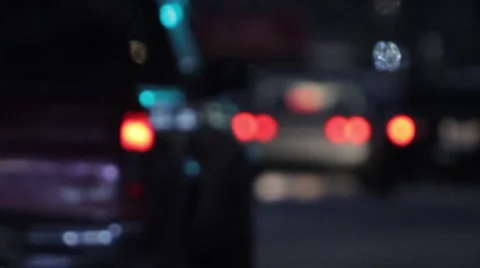 Traffic at night Video stock 46804834