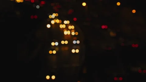 Traffic at Night Stock Footage 142759147