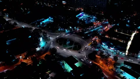 Traffic night 库存影片 153779502