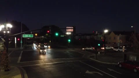 Traffic night Vídeo Stock 228962653