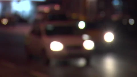 Traffic at night Stock Footage 241351441