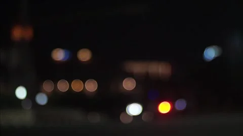 Traffic at Night Stock Footage 275879707