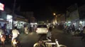 Traffic at Night in India HD Footage