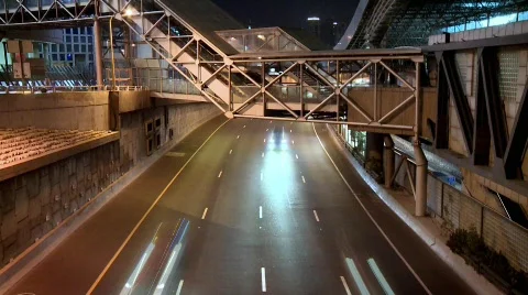 Traffic At Night in Speed 2 Stock Footage 418063