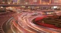 traffic at night, time lapse HD Footage