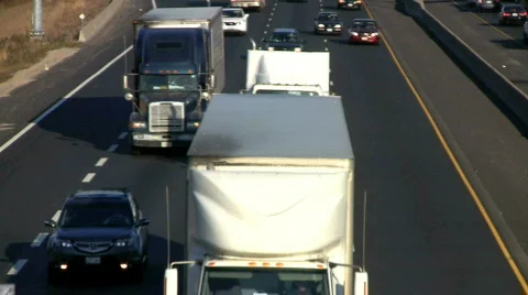 Traffic Oncoming Video stock 647036