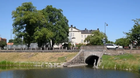 Traffic outside the prison Stock Footage 91967817