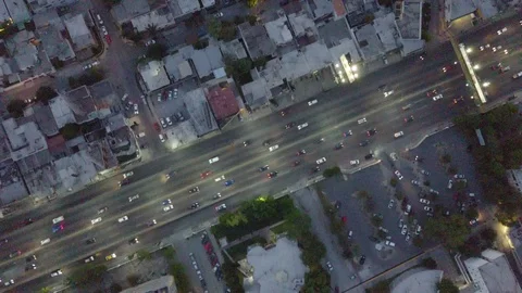 Traffic Over Monterrey Mexico Vidéo 87535987