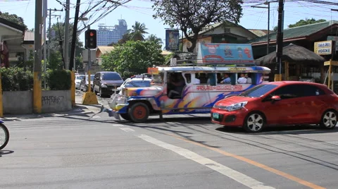 Traffic in the Philippines Stock Footage 43798751