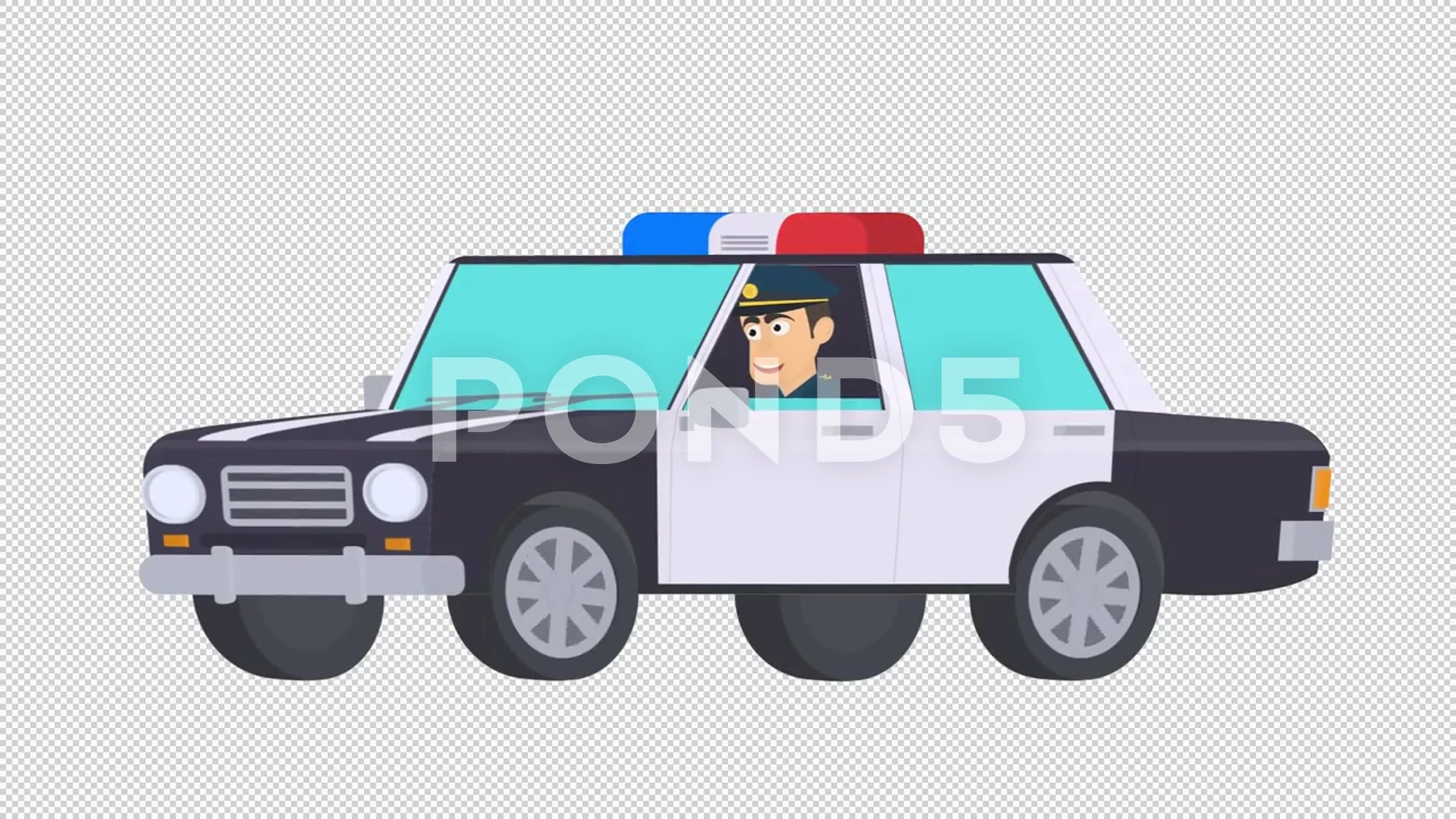 Traffic policeman. Animation of a police... | Stock Video | Pond5