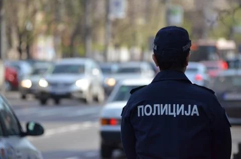 Traffic policeman Stock Photos