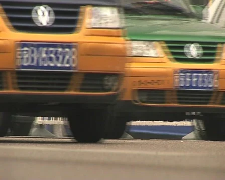 Traffic polluted beijing pekin Stock Footage 277619