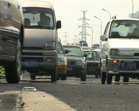 Traffic polluted beijing pekin Stock Footage 277955