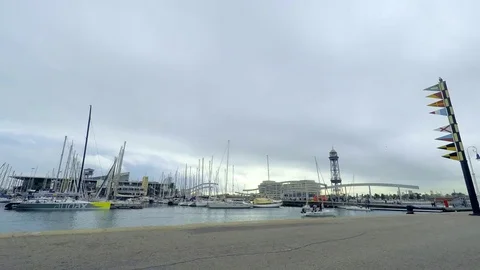 Traffic In The Port Area Stock Footage 77125795