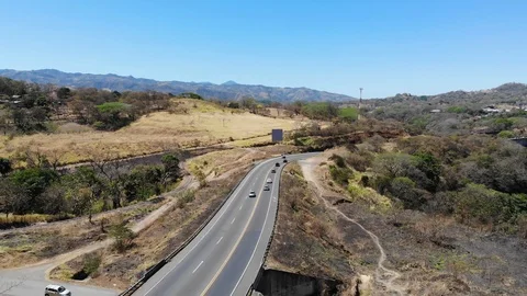 Traffic pullback Quebradas Stock Footage 127256315