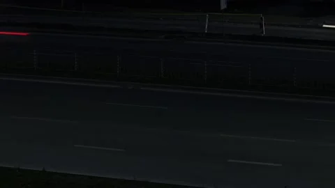 Traffic rain night Stock Footage 145875369