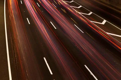 Traffic rainbow river Stock Photos